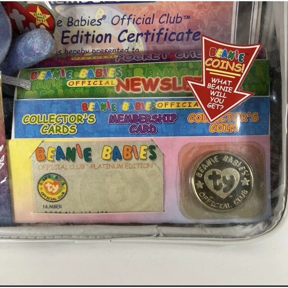 TY Beanie Babies  platinum club Collectors Item 1999 - Picture 4 of 8